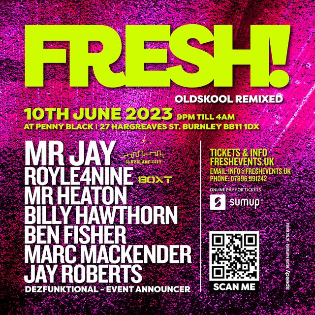 FRESH! - 10th June 2023 - Second Release Ticket [Limited Quantity]